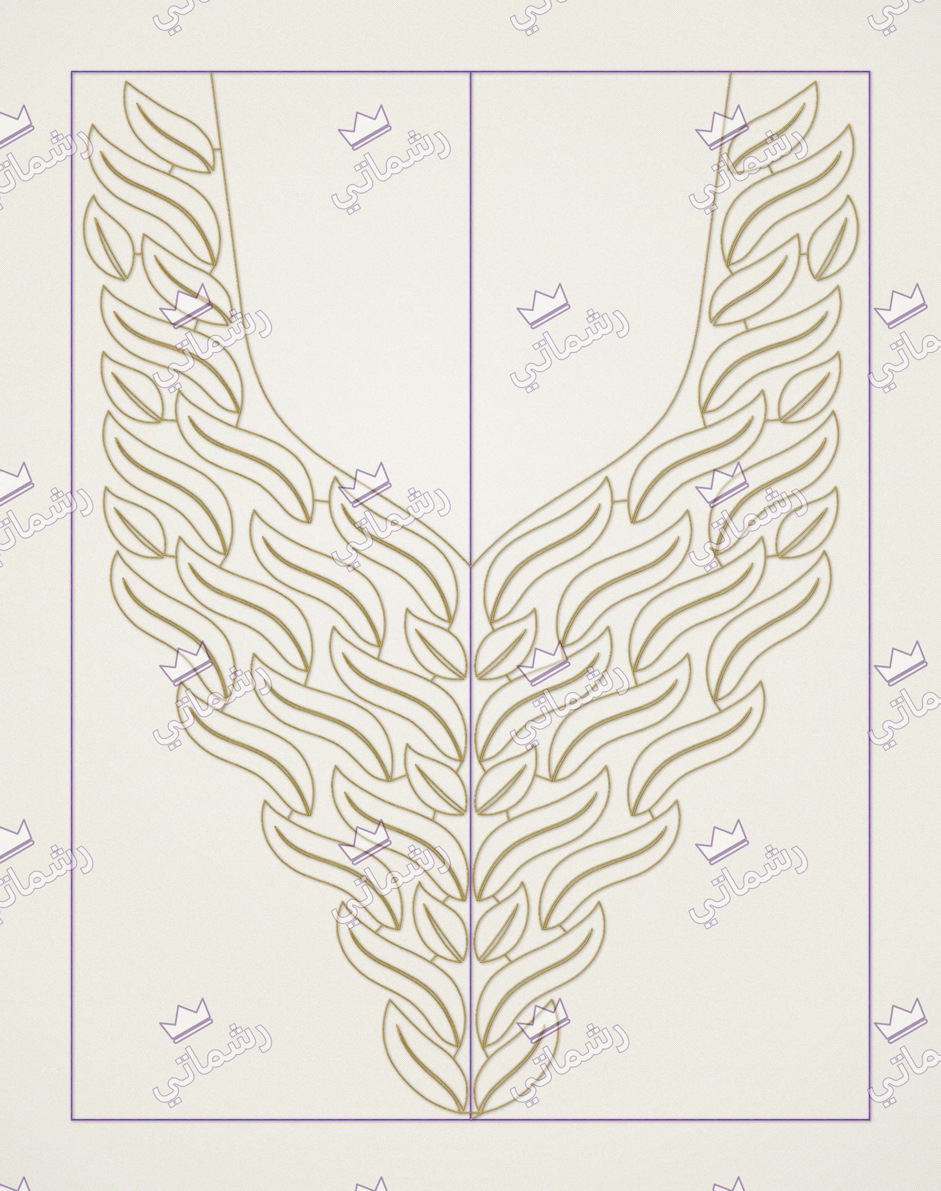 رشمة رقم T-0459 — الأمام